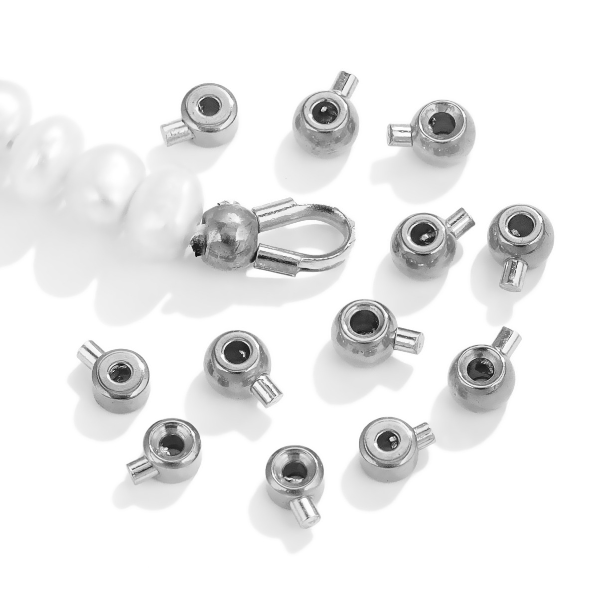 20 PCS/Package 3.5mm Diameter Diameter 3mm Hole 1~1.9mm Stainless Steel Round Polished Ball Plunger display picture 2