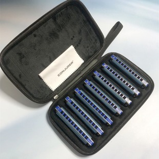 Magician Conjurer 10-Hole Diatonic Harmonica Seven-Tone Package Blues Blues Instrument for Beginners and Professionals