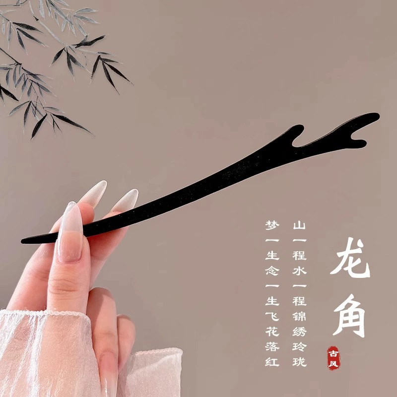 Заколка для волос Hanfu декоративная, кисточка в китайском стиле, металл и нефритовые варианты