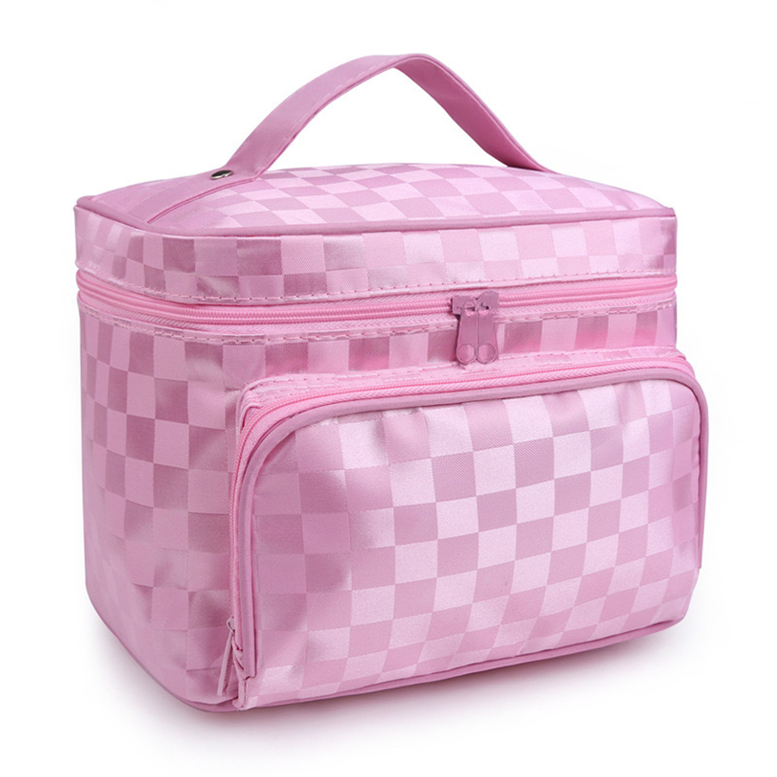 격자 무늬 핑크