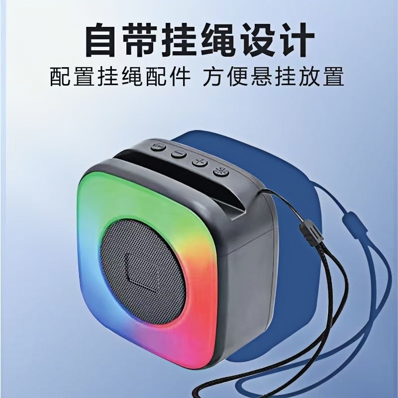 クロスボーダーワイヤレス Bluetooth スピーカー屋外ポータブル大音量小型鋼砲 RGB Bluetooth スピーカーミニデスクトップ|undefined