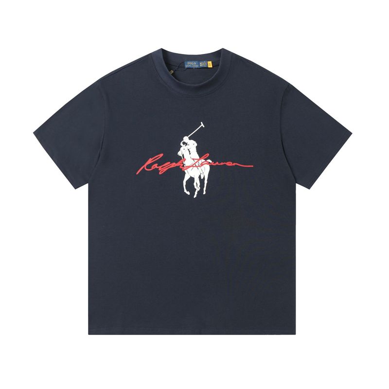 クロスボーダー ラルフローレン クラシック ベア プリント ラウンドネック 半袖 シンプル ファッション 万能 Tシャツ 男女兼用|undefined