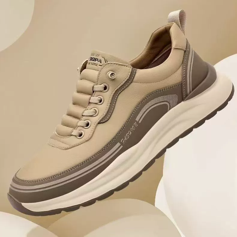 Один из поколения в поколение 2025 обувь марки Agan для мужчин новый стиль комфорта дикая повседневная обувь мягкая подошва обувь для отца внешней торговли мужская обувь