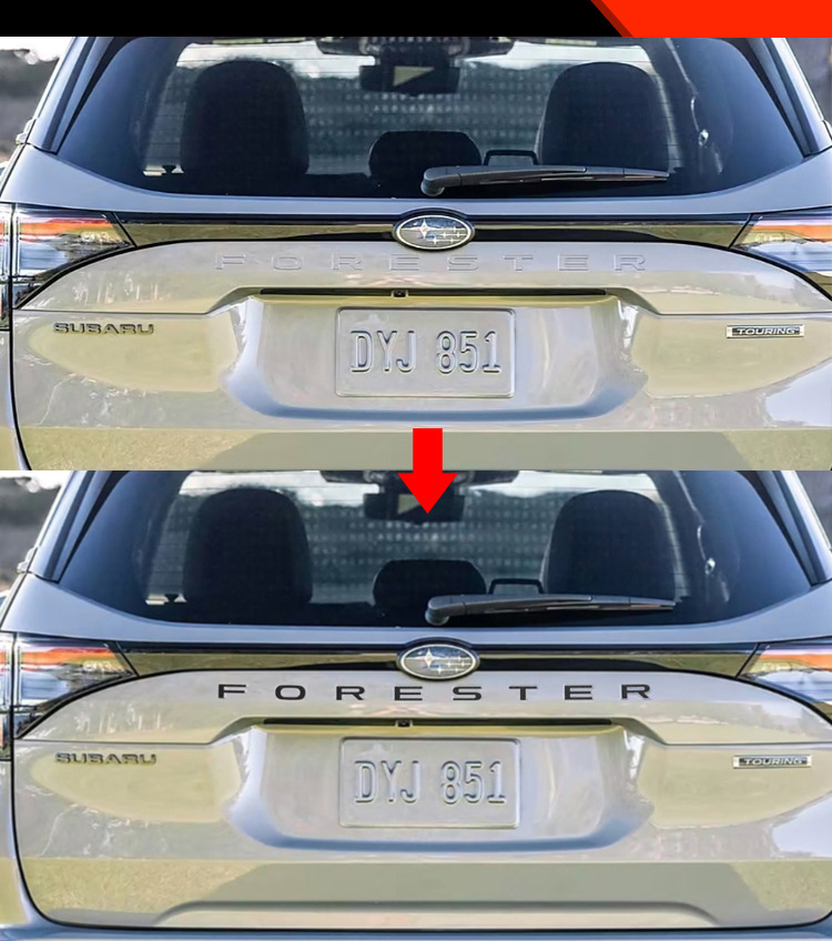 Suitable for 25 Subaru Forester Modified Rear Trunk Car Logo Letters Sl Series Special Bright Strips
