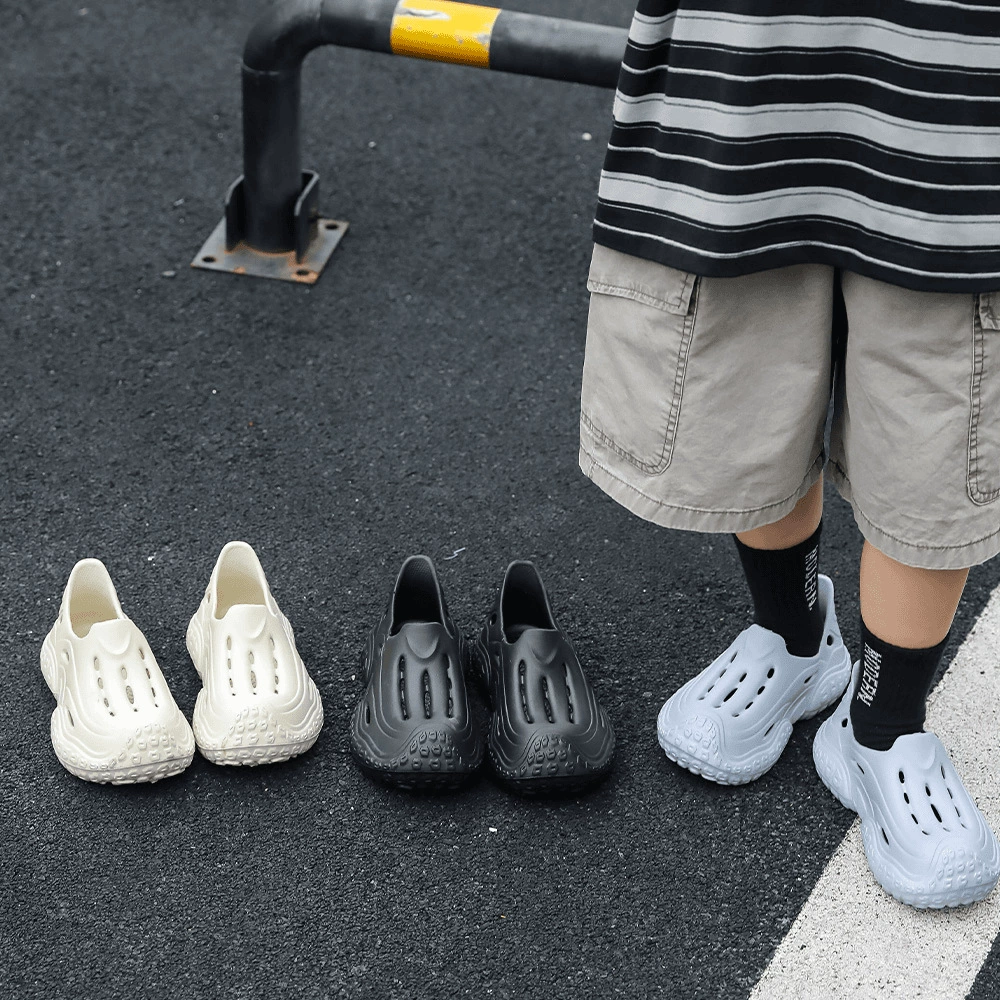 Летние новые сабо Miaoyoutong из ЭВА, однотонные, с мягкой нескользящей подошвой, для отдыха на природе и спорта, с открытым носком.