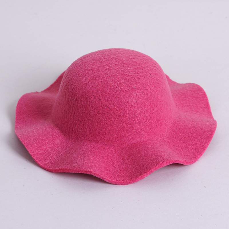 Labu nuevo sombrero de feltero abierto sombrero de cúpula sombrero accesorios de moda sombrero mini sombrero muñeca