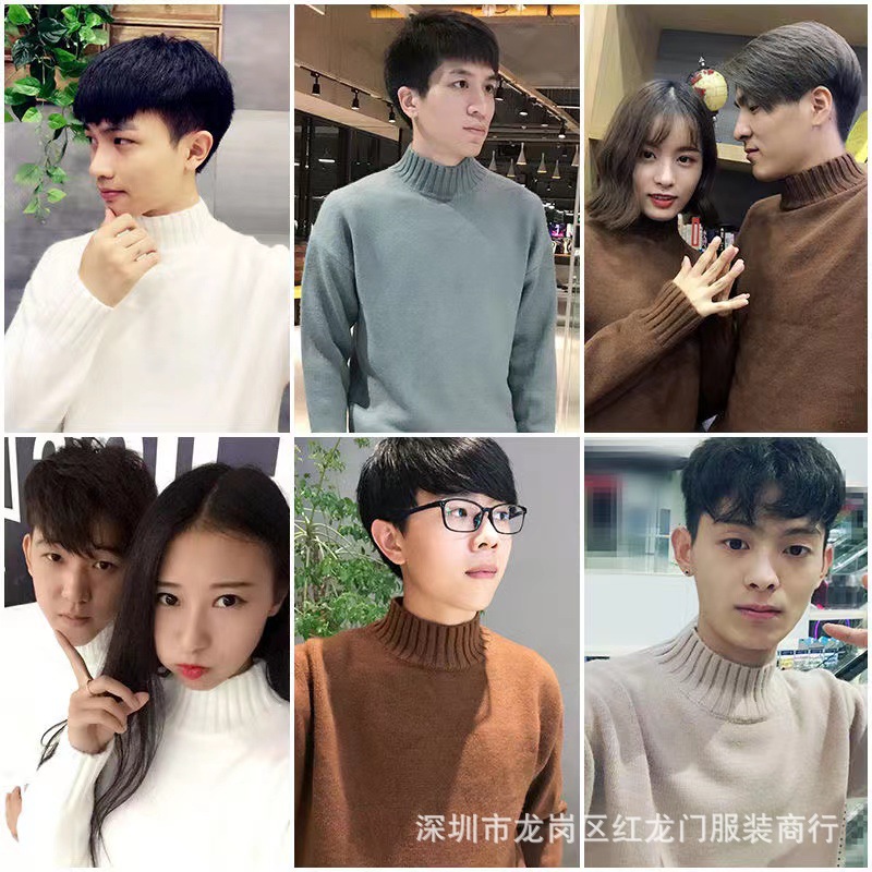 2022 Autumn and winter new stylish thick pullover sweaters for men and warm wool sweaters, wholesale from foreign trade sources at street stalls pic 32