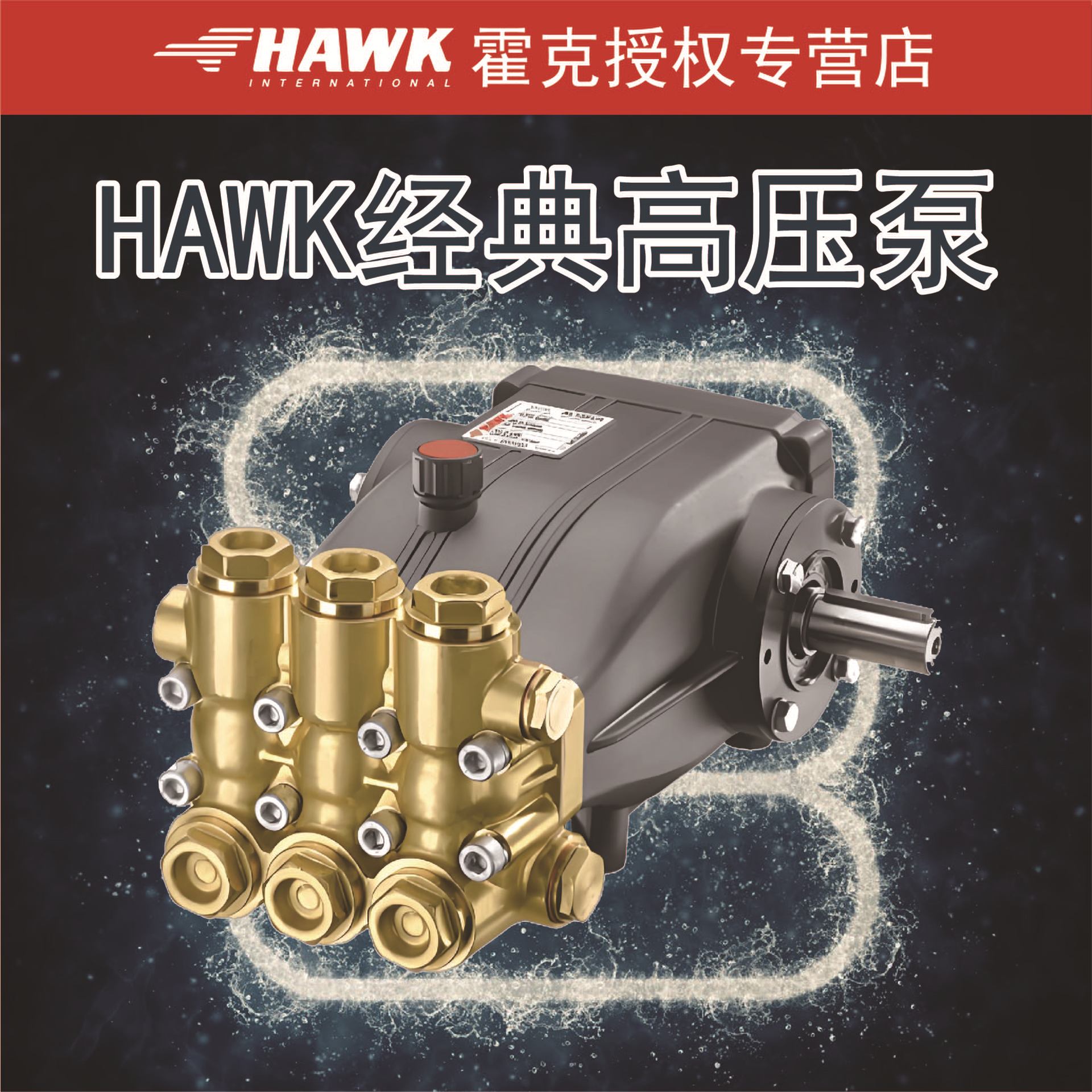 HAWK Italia bomba de alta presión de grado industrial autorizada limpiadora de alta presión