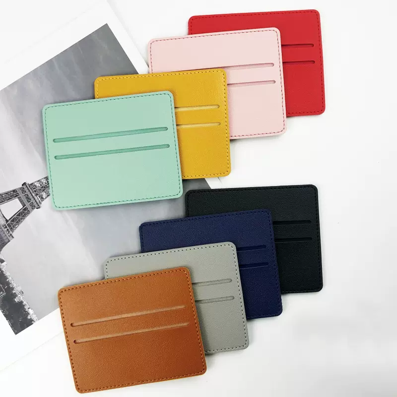 订制卡夹女皮革卡套批发定制pu皮质信用卡大容量多卡位卡包oem