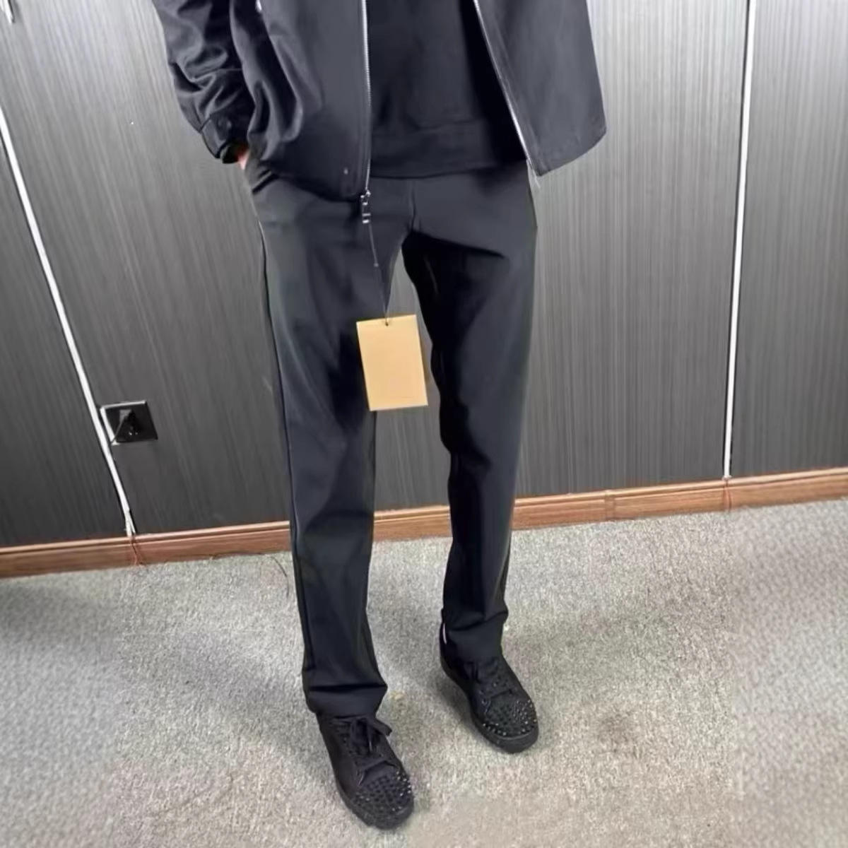 New Casual Pants for Men, Spring and Autumn New Style, Drapey Straight Slim Fit Tapered Trendy Wide-Leg Stretch Suit Pants Long Pants for Men