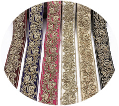 Factory direct sale gold thread car flower edge embroidery water soluble clothing accessories decorations accessories home textiles export foreign trade
