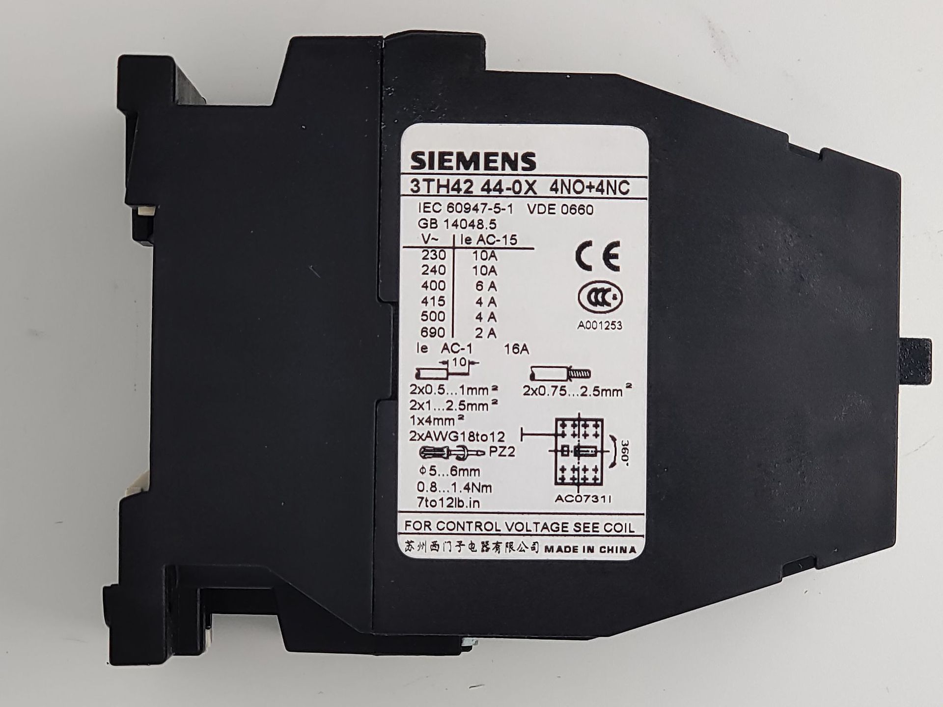 【现货、全新、原装】Siemens/西门子 继电器 3TH42 44-0XP0