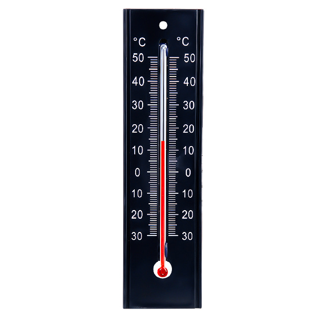 高精度易读取刻度室内室外塑料玻璃管温度计