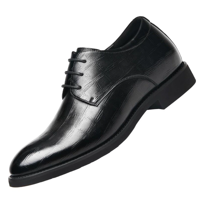 2024 новая внутренняя высокая кожаная обувь мужская 8cm английская мужская кожаная летняя мужская обувь бизнес корейская обувь 6cm