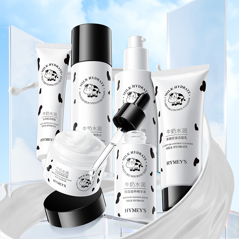 Imagen belleza leche limpiador suave limpieza hidratante cuidado de la piel loción de limpieza facial crema para los ojos crema facial al por mayor