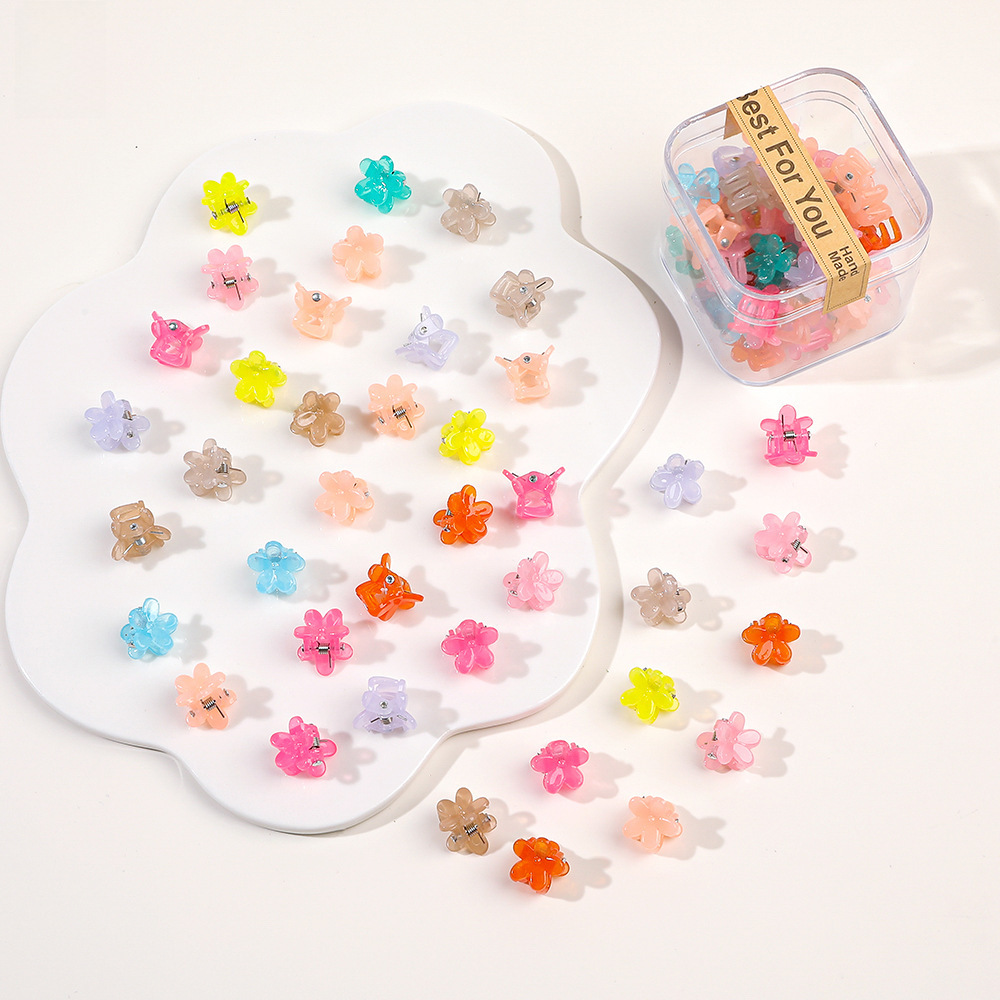 Set mini mollette per capelli colorate per trecce e frangetta_voghion.com