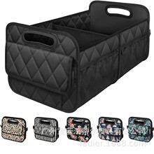 现货亚马逊后备箱车载收纳箱汽车收纳盒储物箱车内用品行李箱尾箱