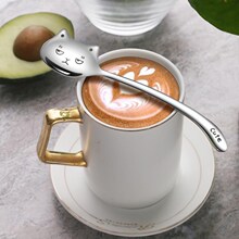 Creative Long Handle Spoon Stainless Steel Teaspoon Lovely跨