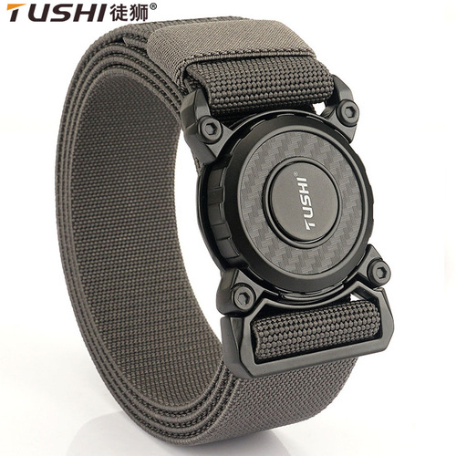 New quick release buckle tactical nylon belt workwear outdoor training pants belt casual men's belt manufacturer wholesale
