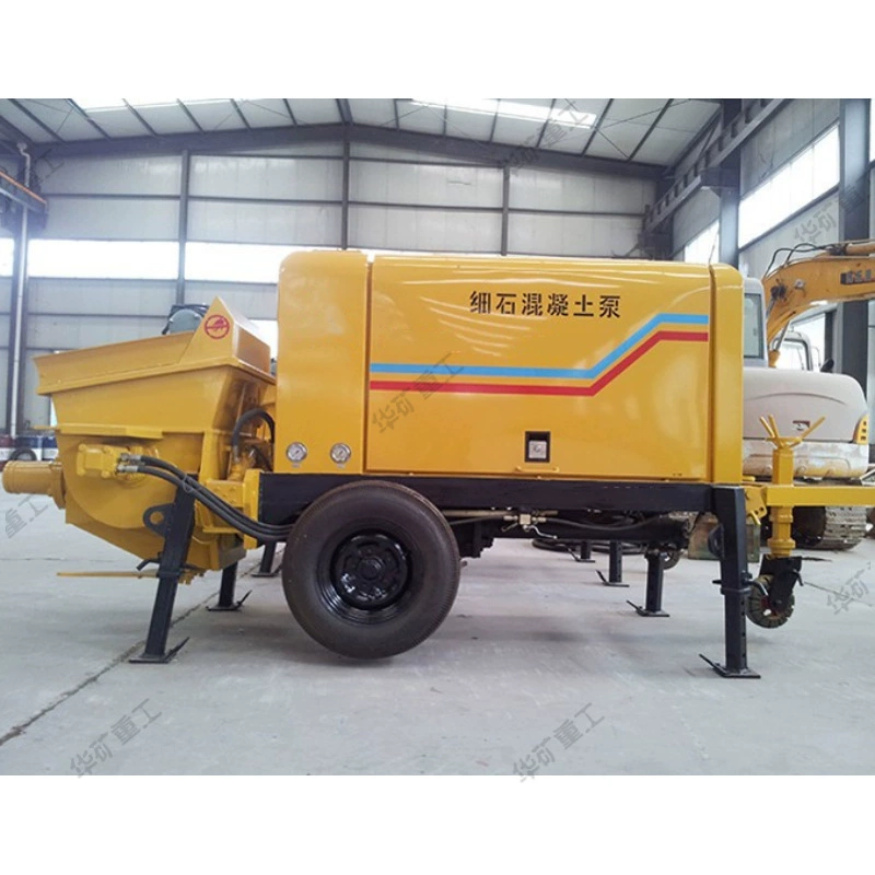 Мой мелкий каменный раствор бетононасос высокая эффективность строительства HBTS25-8-37 тонкий каменный раствор бетононасос