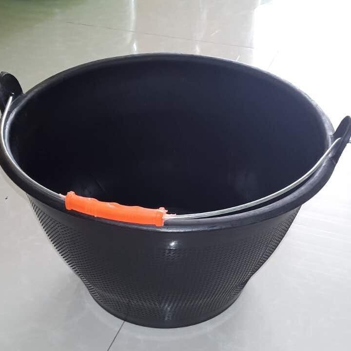 供应灰桶黑桶工程建筑专用汽车压不破牛头小90泥桶