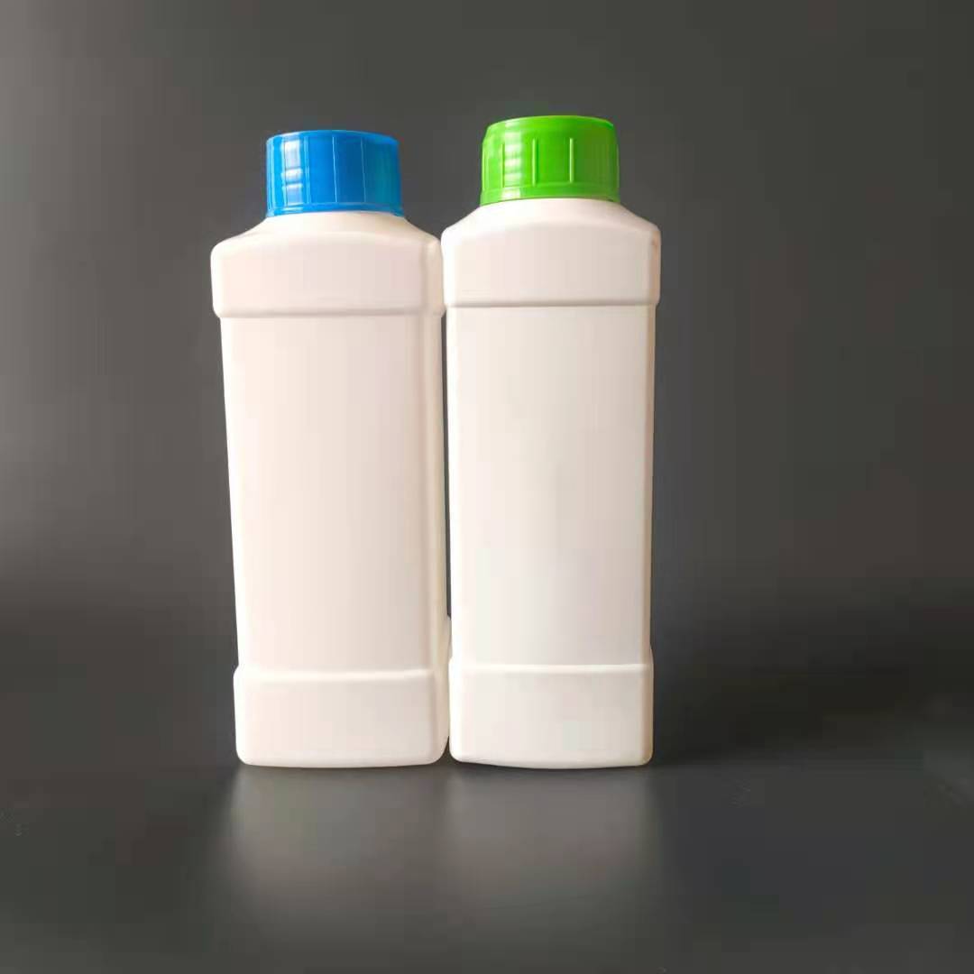 批发500毫升白色瓶子塑料一次性包装瓶液体分装塑料方瓶农药瓶