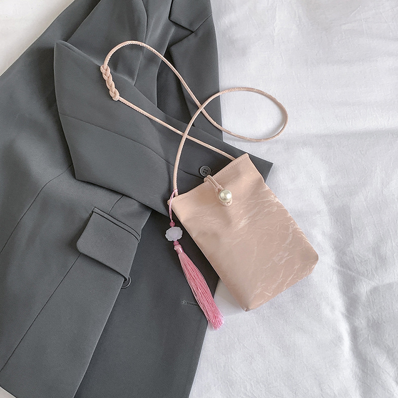 Nicho Zhong superfuego mini bolso de teléfono móvil de hombro para mujeres 2024 nuevo estilo de moda de verano versátil bolso de hombro de moda