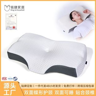 Amazon's Best-Selling Neck Protection Sleeping Slow Rebound Memory Foam Pillow Core Double-Sided Memory Pillow Wholesale Pillow Free Shipping