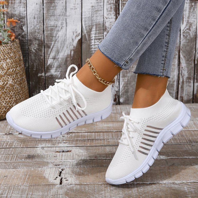 Women's Basic Solid Color Round Toe Sports Shoes display picture 10