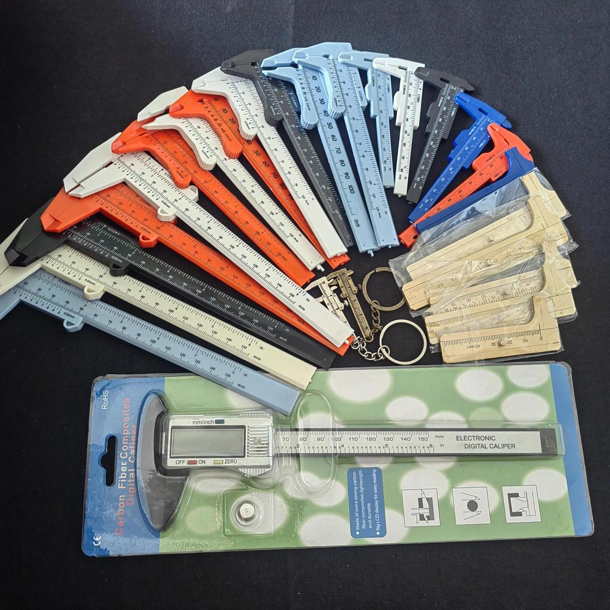 珍珠卡尺高精度电子珠宝点位卡尺钢板管壁厚小型测量厚度仪器