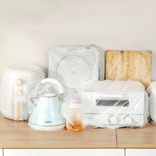 Disposable dust cover wholesale large transparent plastic kitchen household appliance fan rice cooker storage dust cover