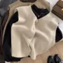小金无袖单排圆领坎肩