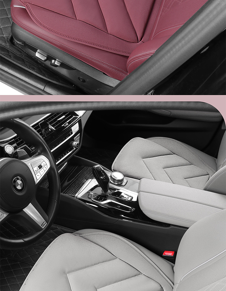 Autumn and winter cold-proof skin-friendly warm car seat cushion suede filling down car cushion thickened wear-resistant saddle pad