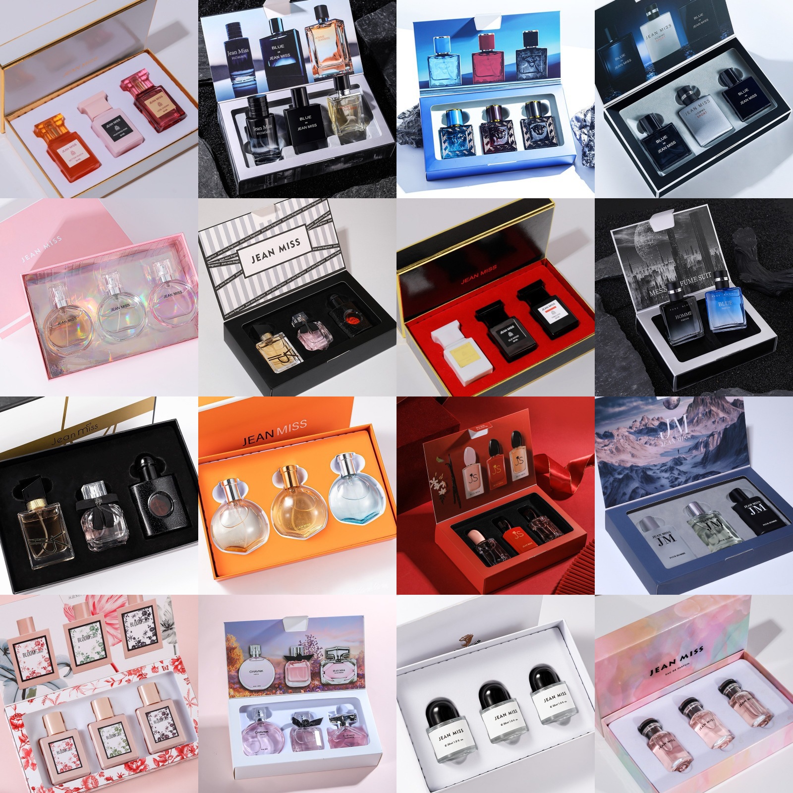 Perfume gift box wholesale cross-border women's perfume suit lasting fragrance light fragrance fresh cross-border men Vietnam