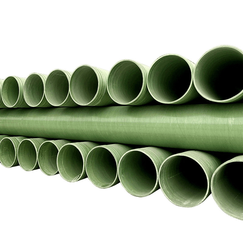 玻璃钢连续缠绕管道通风市政污水排污管道夹砂顶管管道环氧管道