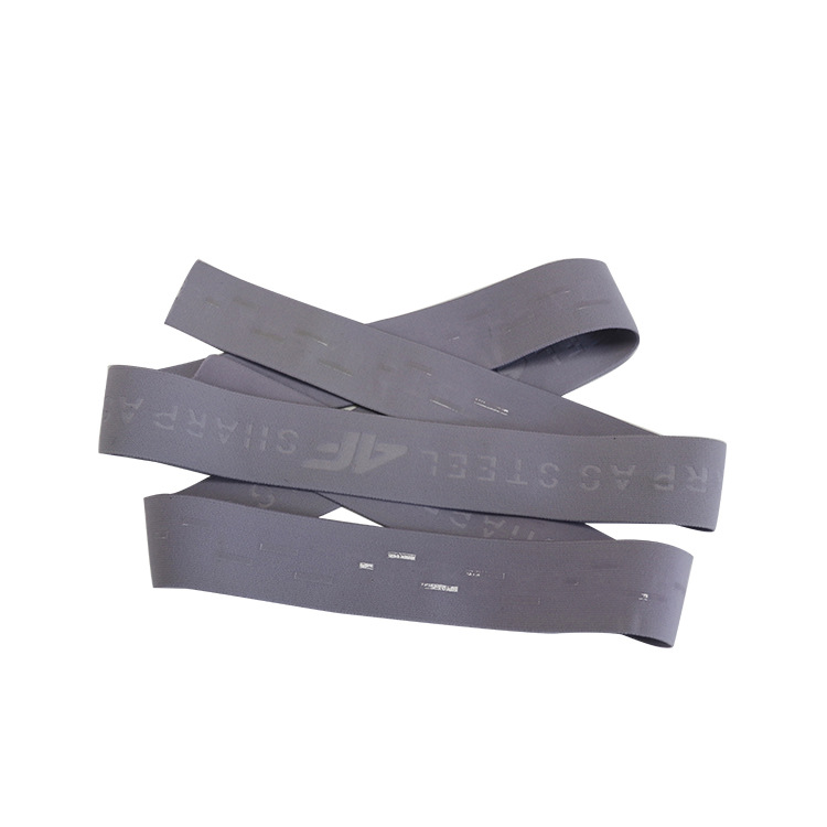 厂家直供3cm压花尼龙松紧带裤腰松紧带logo压字母防滑弹力松紧带