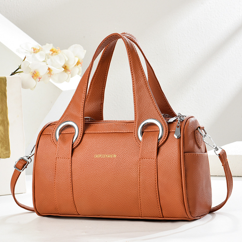 Bolso de mensajero casual de moda de comercio exterior transfronterizo para mujer Bolso de almohada simple Bolso de hombro de viaje de moda 2025