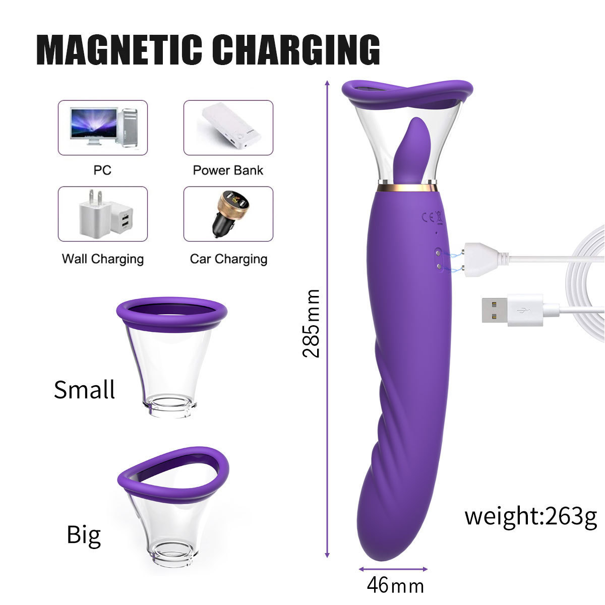 AB241 Naiste massaaži vibratsioonipulk G-punkti masturbeerimine venitussoojendusega imemiseks keele lakkumiseks dildo täiskasvanutele mõeldud mänguasi_voghion.com