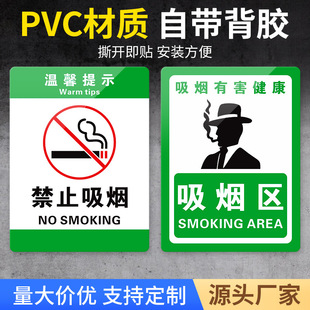 No Smoking, No Smoking Reminder, Creative No Smoking Slogan Sign, Pvc Warehouse Workshop No Smoking Sign