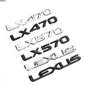 Lexus LX470 LX570 arxa baqaj hərfi avtomobil stikeri
