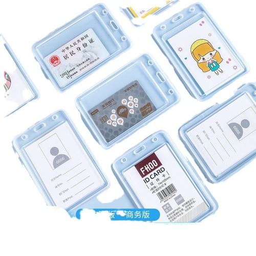 Large work badge shell transparent work badge card holder with lanyard guest attendance badge conference badge exhibition attendance work