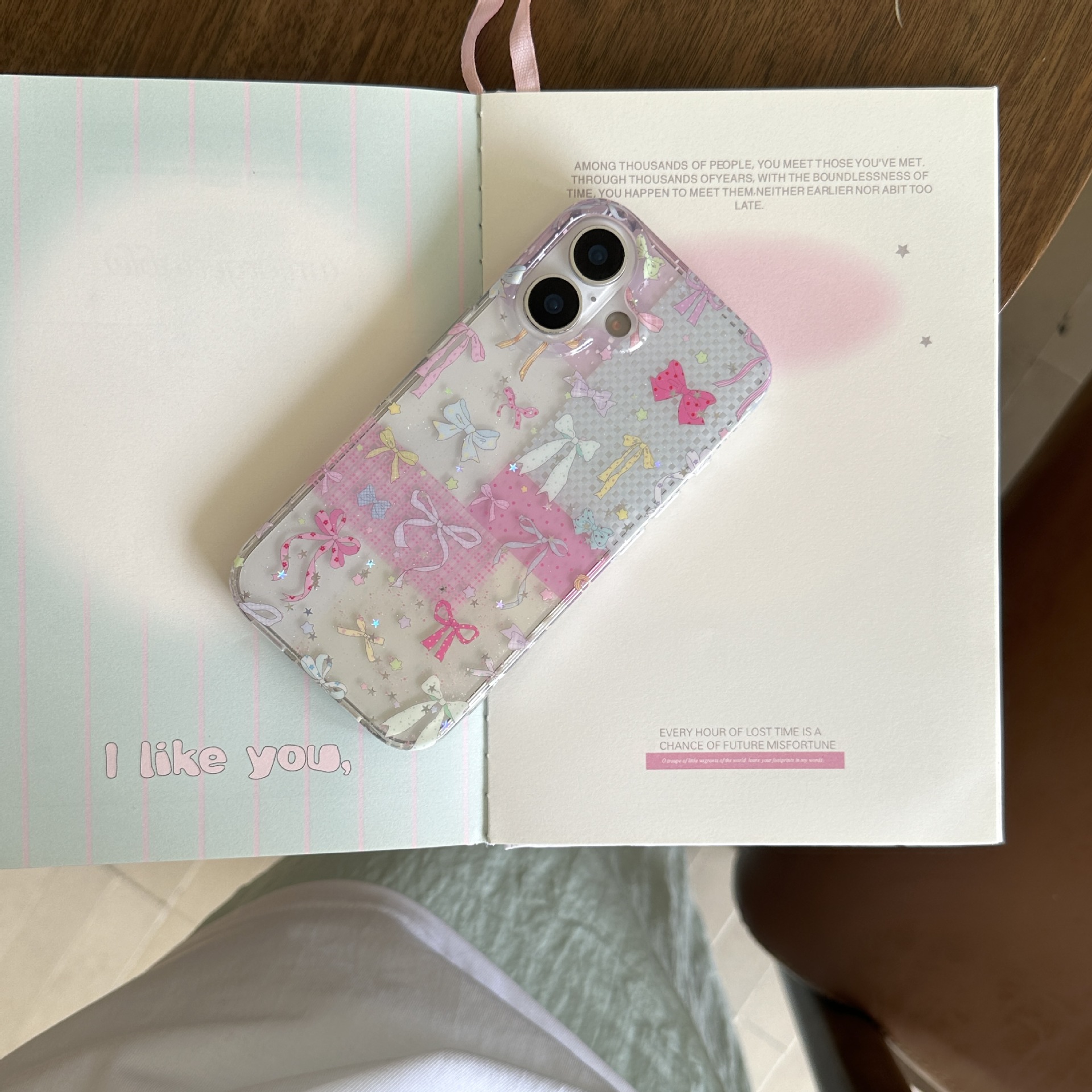 Soporte de amor con lazo para niña para iPhone 15/16 Apple 16Pro funda para teléfono móvil 15Pro femenino 14/13