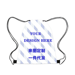 Factory direct supply 2024 new cartoon drawstring bag bag bag student sports backpack storage bag