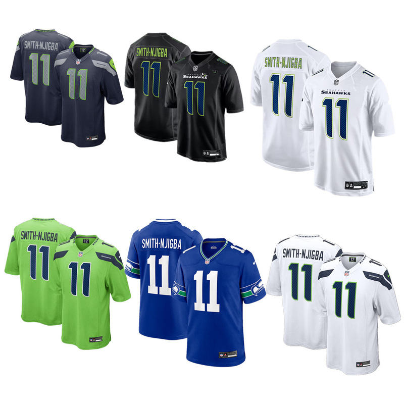 2026 New Super Bowl Nfl Football Embroidered Seattle Seahawks 11 # Smith-Njigba Foreign Trade 2026 New Super Bowl Nfl Football Embroidered Seattle Seahawks 11 # Smith-Njigba Foreign Trade