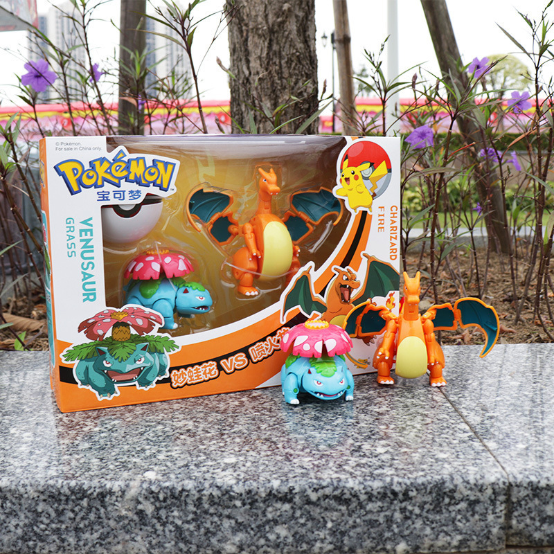 Figura de Juguete de Pikachu Transformable de Pokémon de Johnson & Johnson, Muñeco de Peluche, Adorno, Modelo de Gengar