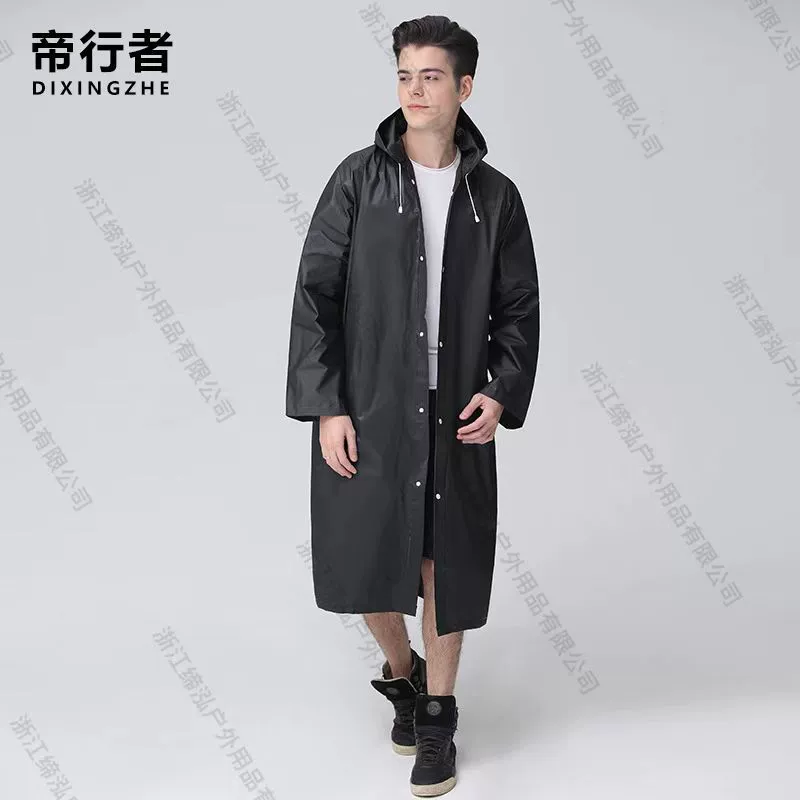 Утолщенный неодноразовый плащ из ЭВА оптом, дорожный уличный фонарь для взрослых, соединенное пончо, креативный плащ поколения