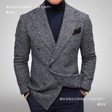 亚马逊休闲西装男装绅士休闲西服外套男式大码