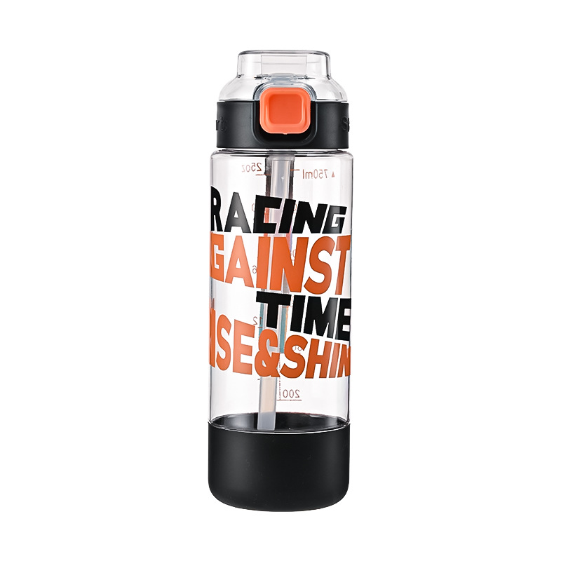 Seleccionar estrictamente tazas de paja de alto valor facial tazas de agua creativas niñas de alto valor facial tazas de agua de plástico portátiles de gran capacidad image 9