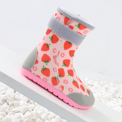 Children's high-top swimming shoes, baby beach socks, non-slip diving shoes, snorkeling socks, adult barefoot soft shoes, beach shoes