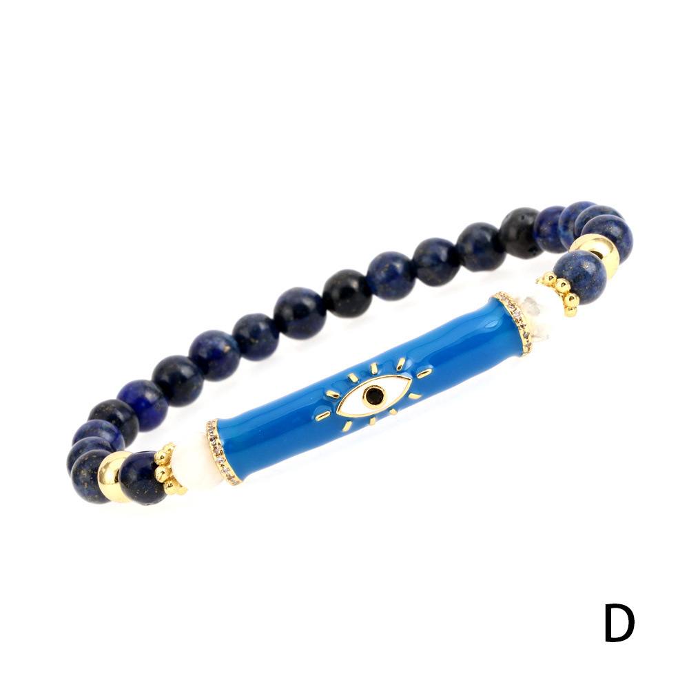 Fashion Eye Copper Enamel Bracelets 1 Piece